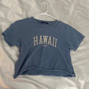 Brandy Melville Hawaii Cropped Tee